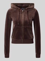 Sweatjack met fluweeloptiek van Juicy Couture - 10