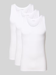 Tanktop mit gerippten Abschlüssen im 3er-Pack von Calvin Klein Underwear - 41