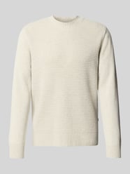 Strickpullover aus Schurwolle mit Strukturmuster von MAERZ Muenchen - 20