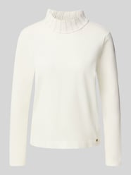 Langarmshirt mit strukturiertem Stehkragen von Marc Cain - 47
