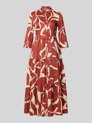 Hemdblusenkleid in Maxilänge von Christian Berg Cocktail Orange - 16