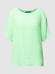 Bluse mit Rundhalsausschnitt Modell 'Gigi' von 0039 Italy Grün - 42