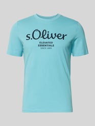 T-shirt o kroju regular fit z czystej bawełny od s.Oliver RED LABEL - 13