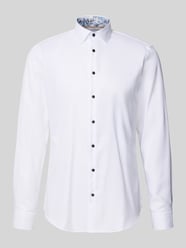 Slim fit zakelijk overhemd van katoen met kentkraag van Jake*s - 32