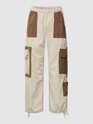 Cargobroek met labeldetail, model 'RIPSTOP' van BDG Urban Outfitters Wit - 48