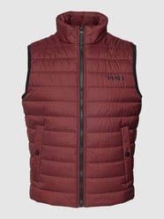 Weste mit Stehkragen Modell 'BENTIN' von HUGO Bordeaux - 12