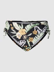 Figi bikini z kwiatowym wzorem od LASCANA Czarny - 5