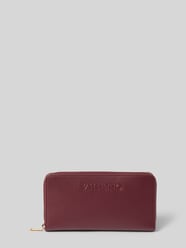 Portemonnaie mit umlaufendem Reißverschluss von Valentino Bags Bordeaux - 39