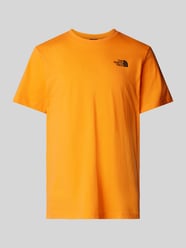 T-Shirt mit Label-Print von The North Face Orange - 31