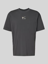 T-Shirt mit Label-Print von Nike Grau - 26