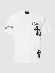 T-shirt met patches  van John Richmond Wit - 2