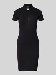 Knielanges Kleid mit Stehkragen und Reißverschluss von Hugo Blue - 23