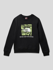 Bluza z nadrukami z logo od The North Face Czarny - 42