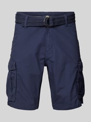 Bermudas mit Cargotaschen und Gürtel von Petrol - 32