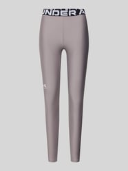 Legging met labelprint van Under Armour Bruin - 11