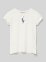 T-shirt met labelstitching van Polo Ralph Lauren Teens - 9