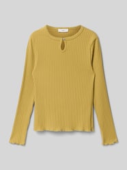 Longsleeve mit Muschelsaum Modell 'PISTACHO' von MANGO - 10