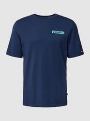 T-Shirt mit Label-Print Modell 'Cassette' von Scotch & Soda Blau - 12