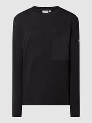 Longsleeve mit Reißverschlusstasche von CK Calvin Klein Grau / Schwarz - 29
