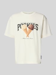 T-Shirt mit Label-Print von POCKIES - 19