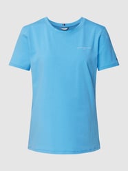 T-shirt met labelprint van Tommy Hilfiger Blauw - 47