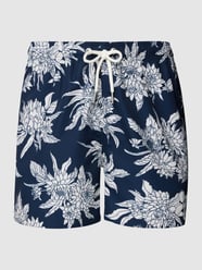 Badehose mit floralem Allover-Muster von Gant Blau - 10