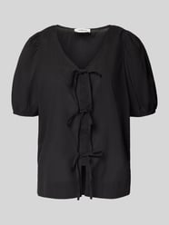 Regular Fit Baumwollbluse mit V-Ausschnitt von s.Oliver RED LABEL - 29