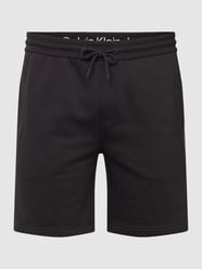 PLUS SIZE Sweatshorts mit Label-Details von Calvin Klein Jeans Plus Schwarz - 28