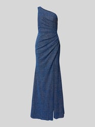 Sukienka wieczorowa z bocznym marszczeniem od LUXUAR FASHION - 37