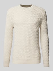 Gebreide pullover met ronde hals, model 'AKSLA' van GABBA - 45