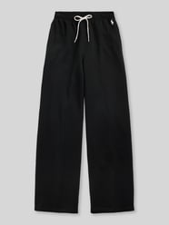 Wide leg sweatbroek van katoenmix met gestikt logo van Polo Ralph Lauren - 33