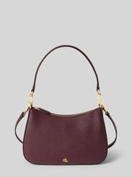 Handtas met logo-applicatie, model 'DANNI' van Lauren Ralph Lauren Rood - 7