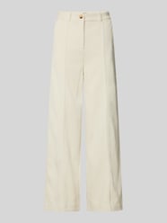 Wide Leg Cordhose mit Bundfalten Modell 'KATE' von ICHI Beige - 1