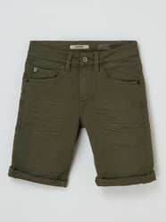 Regular fit bermuda met stretch, model 'Lazlo' van Garcia Groen - 41