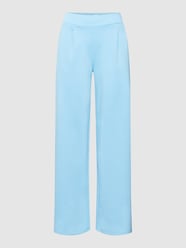 Stoffhose mit Bundfalten Modell 'KATE' von ICHI Blau - 37