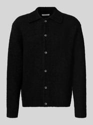 Regular fit gebreid jack van wolmix, model 'LOYD' van SELECTED HOMME - 19