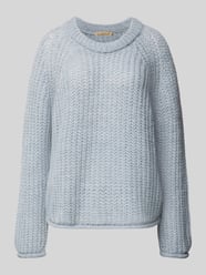 Sweter z dzianiny o kroju relaxed fit z dodatkiem moheru od Smith and Soul - 46