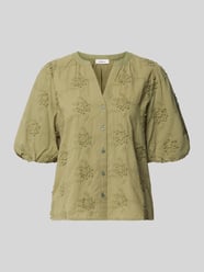 Regular Fit Kurzarmbluse aus reiner Baumwolle von s.Oliver RED LABEL - 11