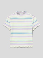 T-shirt w paski od Tom Tailor Biały - 15