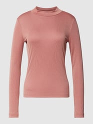 Longsleeve mit Stehkragen von s.Oliver RED LABEL Rosa - 28