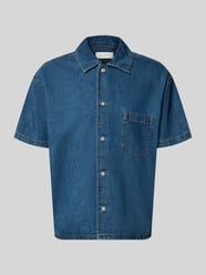 Modern Fit Jeanshemd mit Brusttasche Modell 'AUSTIN' von JACK & JONES - 44