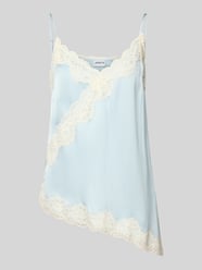 Blusentop aus Viskose mit Spitzenbesatz von Jake*s Casual - 21