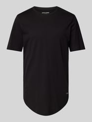 T-Shirt mit Label-Patch Modell 'NOA' von Jack & Jones Schwarz - 40