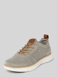 Sneaker mit Label-Stitching Modell 'Pasadena' von bugatti Beige - 16