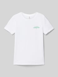 Regular Fit T-Shirt mit Motiv-Print Modell 'KOGINA' von Only Weiß - 45
