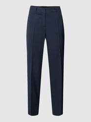 Stoffen broek met persplooien van Luisa Cerano Blauw / turquoise - 19