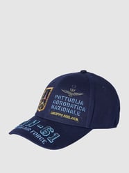 Basecap mit Zierbesatz Modell 'CAPPELLINO' von Aeronautica Militare Blau - 28