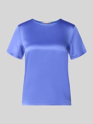 bluzka o kroju regular fit z satyny od Christian Berg Woman Selection - 38