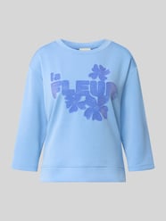 Sweatshirt aus Modal-Mix mit 3/4-Arm von Milano Italy - 8
