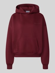 Relaxed Fit Hoodie aus Baumwoll-Mix mit Label-Detail von REVIEW Bordeaux - 7